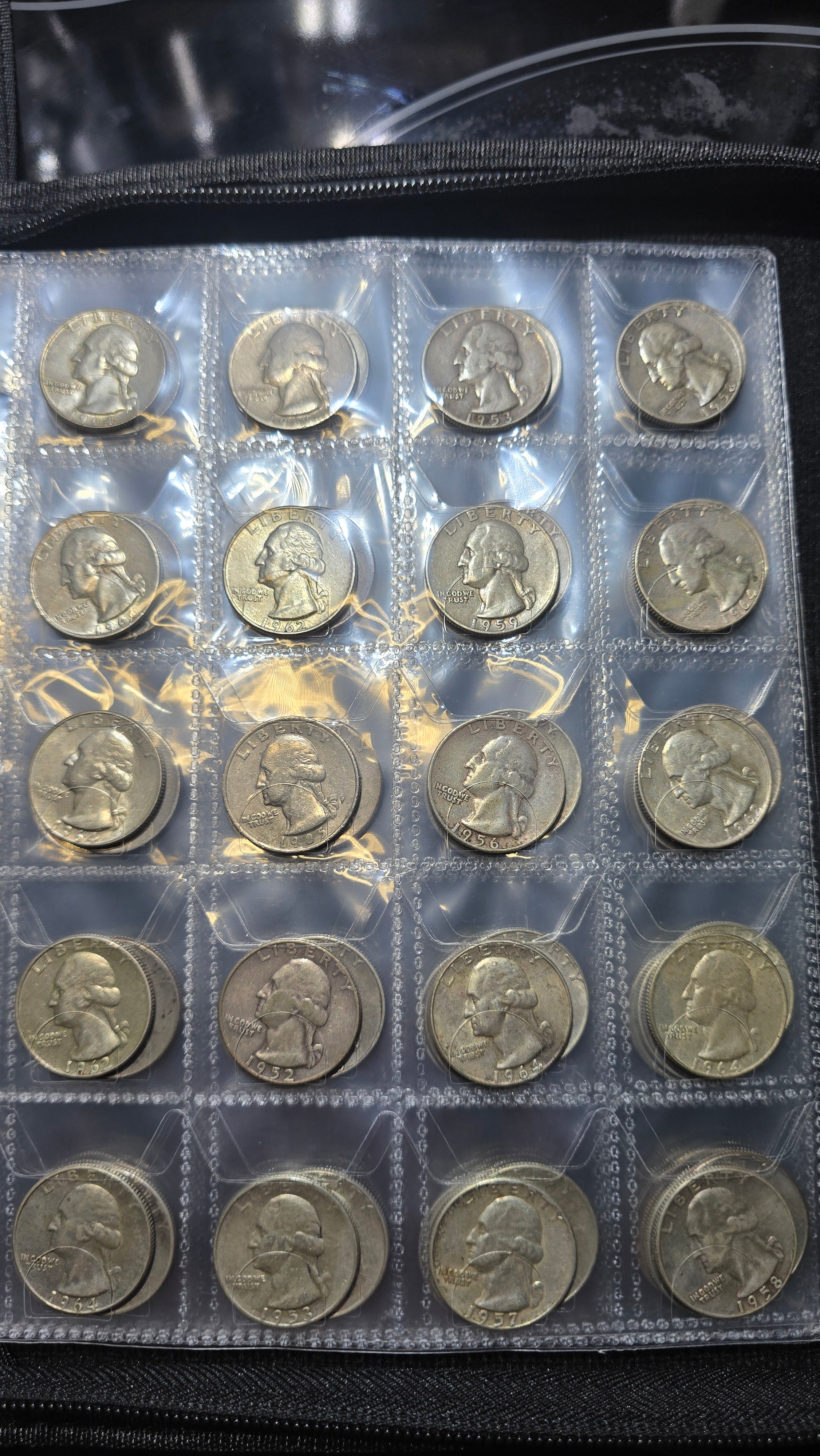 Green Coin Book with 2 inch cut