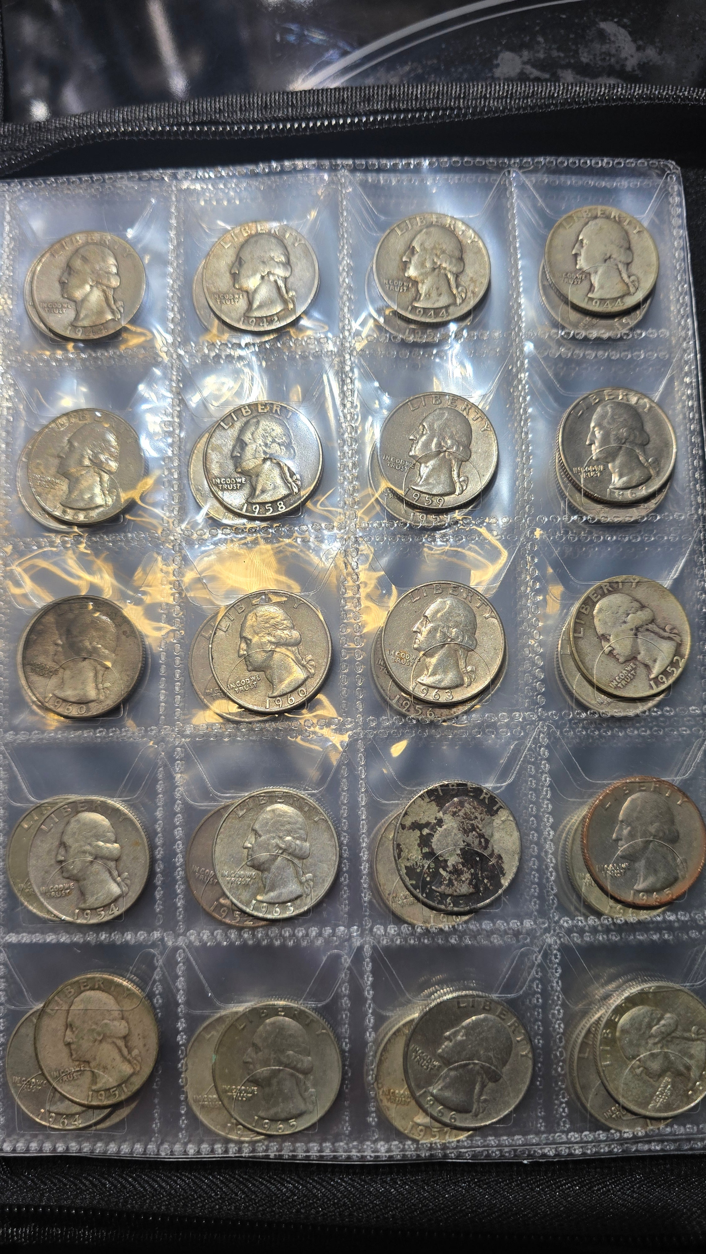 Green Coin Book with 2 inch cut