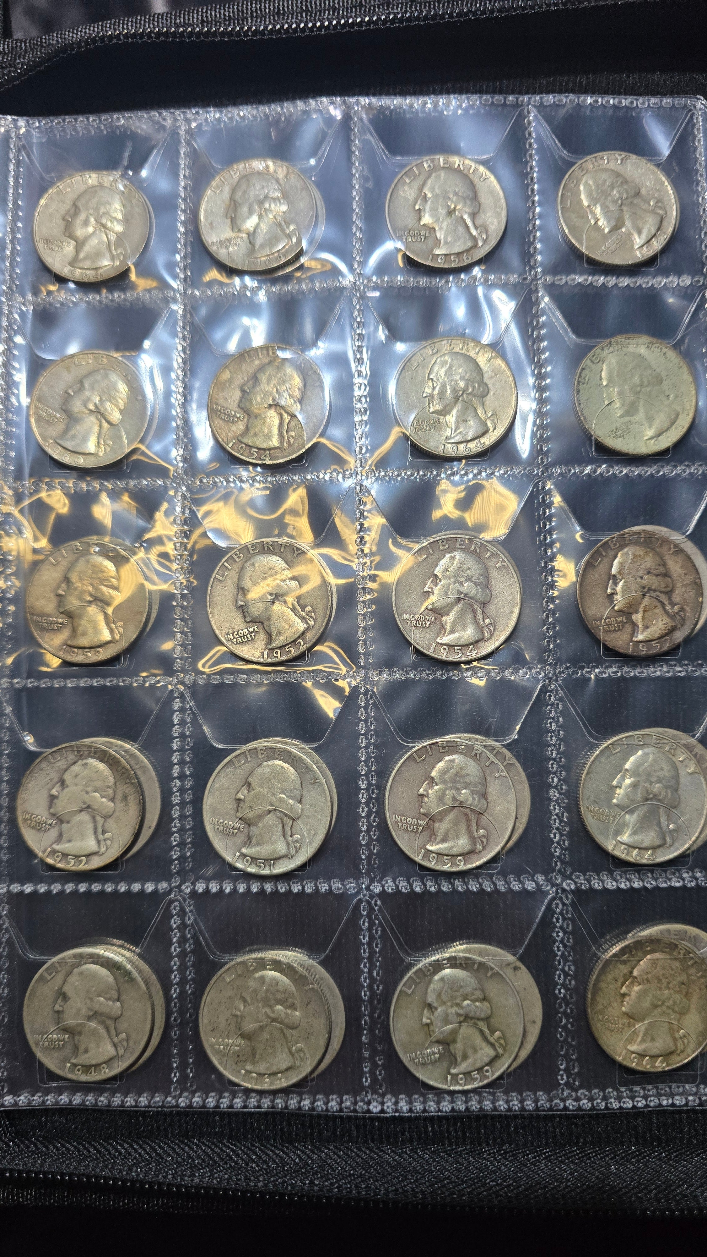 Green Coin Book with 2 inch cut